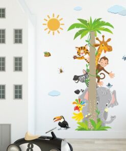 Stickers Chambre Bébé - Animaux Palmier Stickers Chambre Bébé - Animaux Palmier