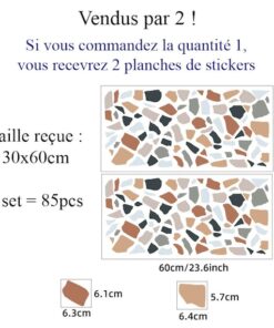 Stickers Chambre Bébé - Formes Cailloux Pierres Stickers Chambre Bébé - Formes Cailloux Pierres