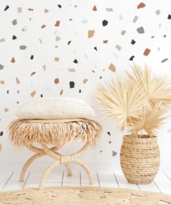 Alternative view of Stickers Chambre Bébé - Formes Cailloux Pierres