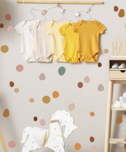 Stickers Chambre Bébé - Ronds Multicolores
