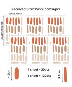 Stickers Chambre Bébé - Formes Bâtons Pluie Ronds
