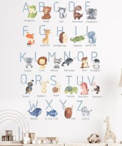 Stickers Alphabet Animaux