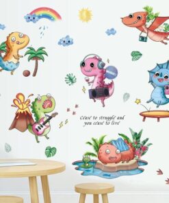 Alternative view of Stickers Muraux Enfants Dinosaures