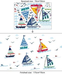 Stickers Chambre Bébé - Voiliers Stickers Chambre Bébé - Voiliers