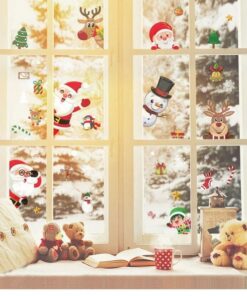 Alternative view of Stickers Vitre Noël - Décoration Père Noel