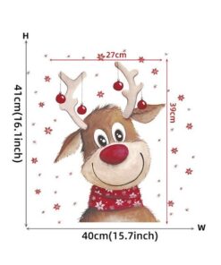 Stickers Chambre Bébé - Renne de Noel Stickers Chambre Bébé - Renne de Noel