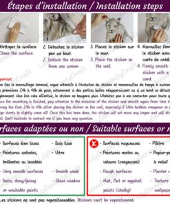 Stickers Chambre Bébé - Renne de Noel Stickers Chambre Bébé - Renne de Noel