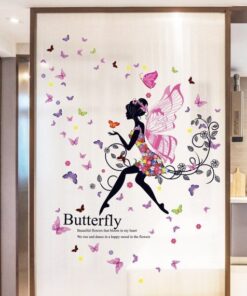 Stickers Chambre Fille - Princesse Papillons