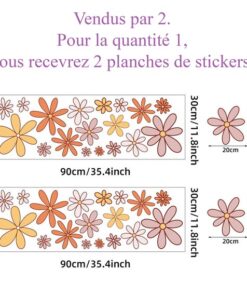 Stickers Chambre Fille - Belles Fleurs Stickers Chambre Fille - Belles Fleurs