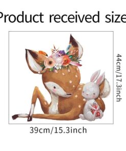Stickers Faon et Lapin pour Chambre Bébé Stickers Faon et Lapin pour Chambre Bébé