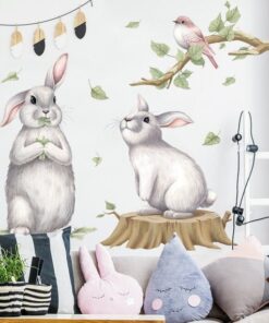 Stickers Lapin Arbre Stickers Lapin Arbre