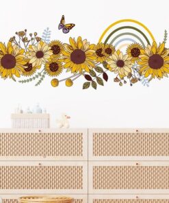 Alternative view of Stickers Chambre Fille - Fleurs Tournesols