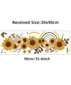 Stickers Chambre Fille - Fleurs Tournesols