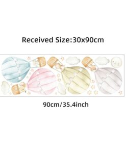 Stickers Chambre Bébé - Montgolfières Pastel Stickers Chambre Bébé - Montgolfières Pastel