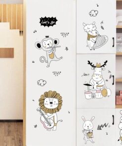 Alternative view of Stickers Chambre Bébé - Animaux Musique Lion