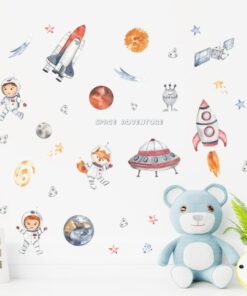 Stickers Chambre Garçon - Espace Univers Planètes Stickers Chambre Garçon - Espace Univers Planètes