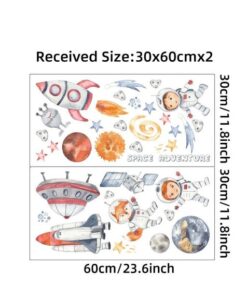 Stickers Chambre Garçon - Espace Univers Planètes Stickers Chambre Garçon - Espace Univers Planètes