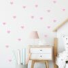 Stickers Chambre Fille - Coeurs Roses