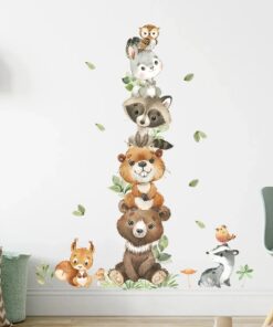 Alternative view of Stickers Chambre Bébé - Animaux de la Forêt Abeilles