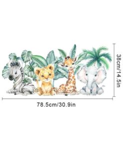 Stickers Chambre Bébé - Animaux de la Savane