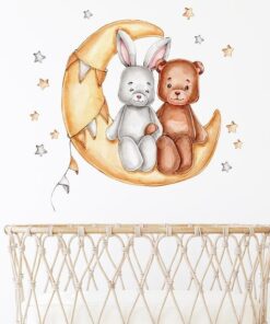 Alternative view of Stickers Ours et Lapin