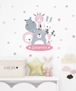 Alternative view of Stickers Personnalisé Chambre Fille