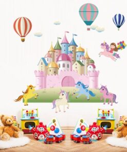 Alternative view of Stickers Château Princesse