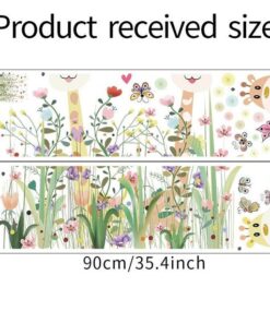 Stickers Chambre Bébé - Girafes Savane Papillons Stickers Chambre Bébé - Girafes Savane Papillons