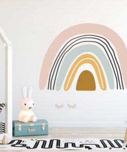 Alternative view of Stickers Chambre Bébé - Arc en ciel Fille