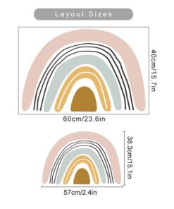 Stickers Chambre Bébé - Arc en ciel Fille
