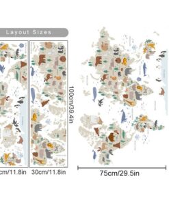 Stickers Carte Du Monde Enfant Stickers Carte Du Monde Enfant