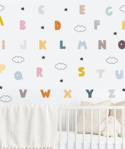 Stickers Muraux Lettres Alphabet Stickers Muraux Lettres Alphabet