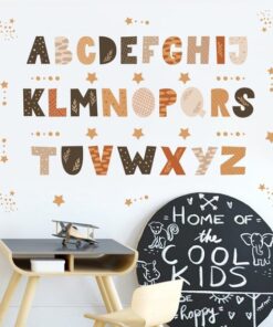 Stickers Alphabet Doré Stickers Alphabet Doré