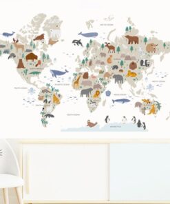 Stickers Carte Du Monde Enfant Stickers Carte Du Monde Enfant