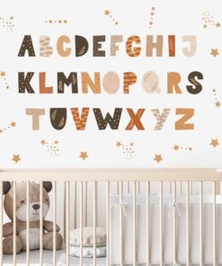 Stickers Alphabet Doré Stickers Alphabet Doré