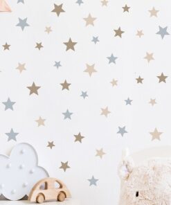 Stickers Chambre Bébé - Autocollant mural étoiles