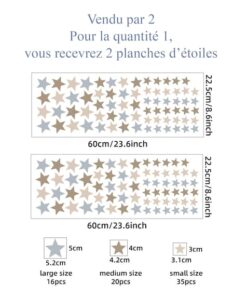 Alternative view of Stickers Chambre Bébé - Autocollant mural étoiles