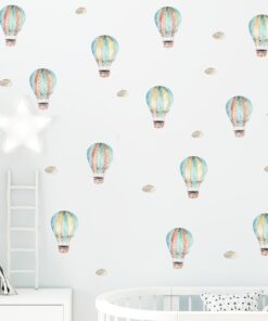 Stickers Chambre Bébé - Montgolfières autocollant mural Stickers Chambre Bébé - Montgolfières autocollant mural