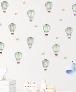 Alternative view of Stickers Chambre Bébé - Montgolfières autocollant mural