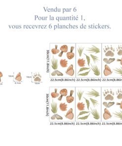 Alternative view of Stickers Chambre Bébé - Forêt Champignons