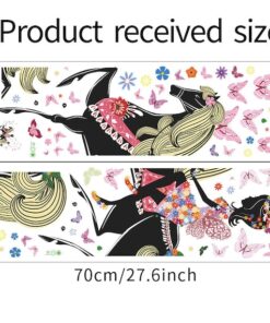 Stickers Chambre Fille - Cheval Princesse Papillons Stickers Chambre Fille - Cheval Princesse Papillons