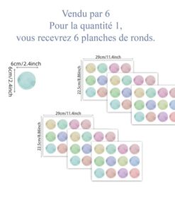 Stickers Chambre Bébé - Ronds Pois Stickers Chambre Bébé - Ronds Pois