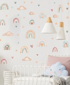 Stickers Chambre Bébé - Arcs en ciel Stickers Chambre Bébé - Arcs en ciel