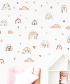 Stickers Chambre Bébé - Arcs en ciel Stickers Chambre Bébé - Arcs en ciel
